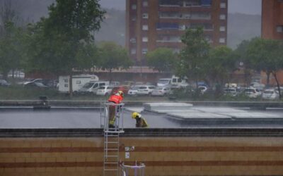 Reparació del Pavelló de Can Jofresa.